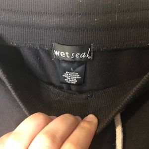 Black, Wet seal, joggers, size Large